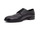 calvero black derby brogue shoe