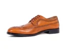 calvero tan derby brogue shoe