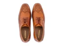 calvero tan derby brogue shoe