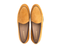 carnex mustard yellow suede belgian loafers