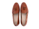 oliver cognac tan woven handmade loafers
