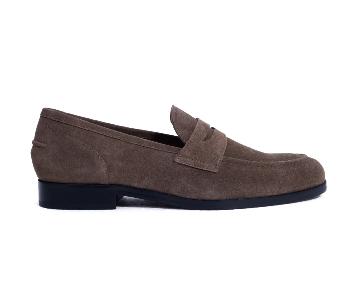 fenix olive penny loafer