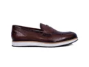strado tan milled loafers