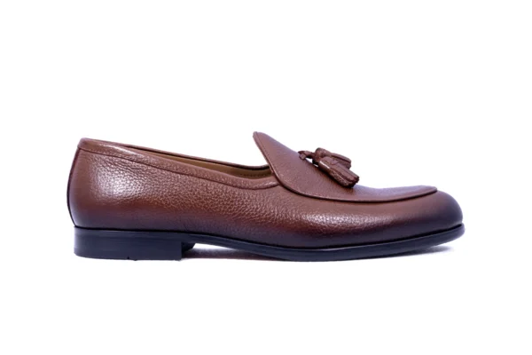 kensley tan belgian loafers